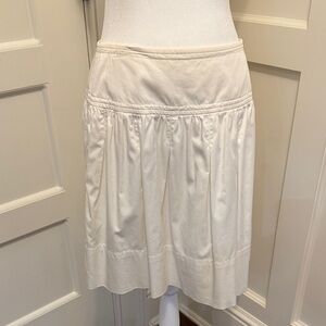 BCBGMaxAzria Cream A-Line Skirt